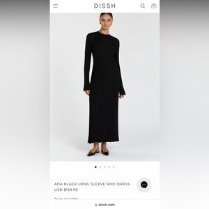 Dissh Ada midi dress NWT